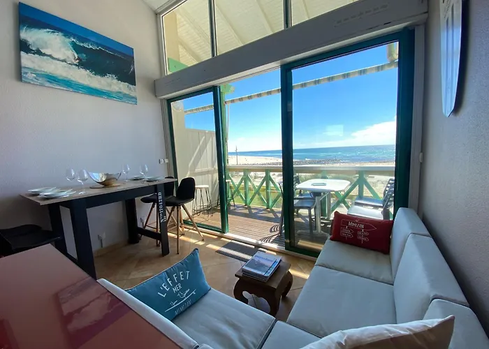 Charmant Appartement 2 Etoiles Vue Ocean 6P アパート *